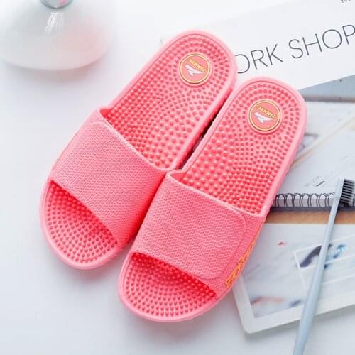 Bathroom slippers massage slippers bath special non-slip slippers for men and women household slippers shoes man