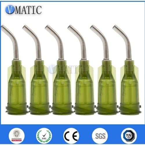 High Quality 45 Degree 14G 0.5 1/2 Inch Te Bent Dispensing Tips Dispensing Needle