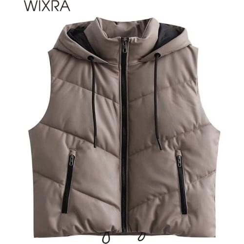 Женские жилеты с капюшоном Wixra China At AliExpress
