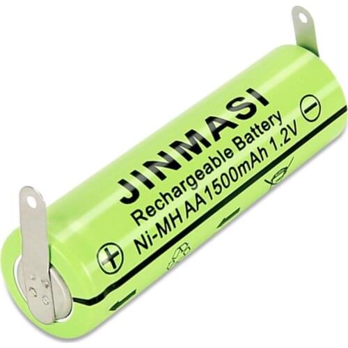 1.2V AAA rechargeable battery 1000mah 1500MAH 3A10440 NiMH NiMH battery with pins for Braun electric shaver razor toothbrush