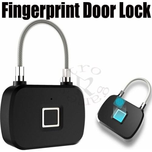 10pcs/lot L13 Fingerprint Lock Smart Keyless Anti-Theft Padlock for Travel Suitcase Bicycle Portable Smart Padlock