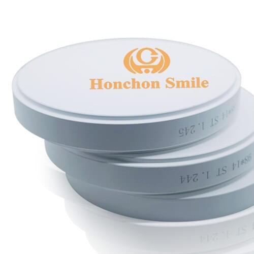 2pcs HONCHON dental zirconium discs ST/UT colored 98*12/14mm A2