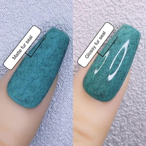 8/15ml Fur Glossy Matte Seal Primer All-match Smooth Nail Polish Glue Matte Frosted Fur Seal Adhesive Popular UV Gel Nails TSLM1