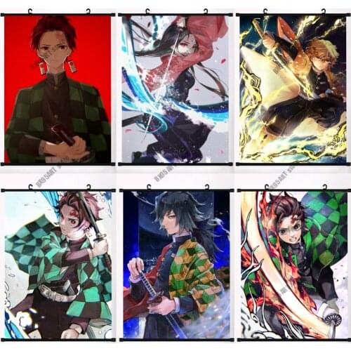 DIY 5D Diamond Painting Anime Demon Slayer Mosaic Diamond Embroidery Full Round Cross Stitch Kits Home Decor Painting Gift
