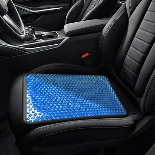 1 PCS Car Breathable Ass Cushion Ice Pad Gel Pad Non-Slip Wear-Resistant Durable Soft Comfortable Cushion for Pressure Relief