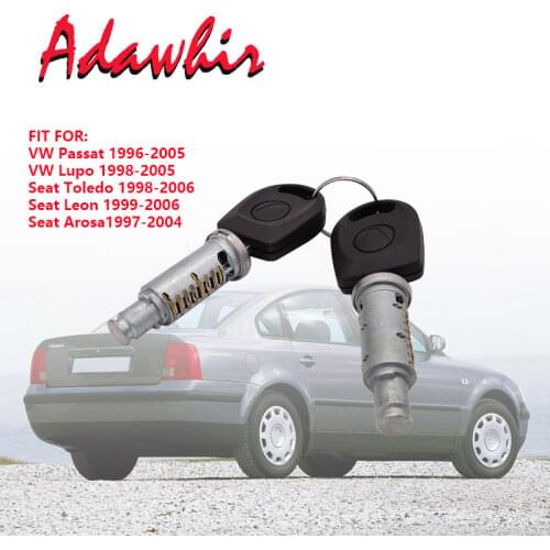 Key Lock Cylinder for Volkswagen Passat LUPO SEAT Toledo Leon AROSA Door Lock Repair Kit 3B0837167/168
