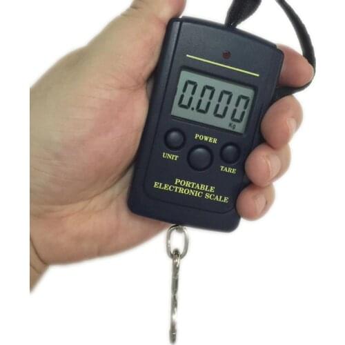 40kg 10g Mini Electronic Portable Luggage Scales Digital Pocket Hanging Fishing Hook Scale 0.01kg Kitchen Travel Weight Balance