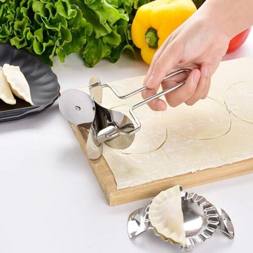 L S Size 3-Piece Full Set Kitchen Accessories Stainless Steel 304 Dumpling Mold Manual Dumpling Making Machine Cooking Utensils