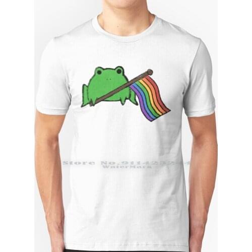 Pride Frog - Gay T Shirt 100% Pure Cotton Gay Rainbow Lgbt Lgbtq Homosexual Cis Trans Bi Pansexual Bisexual Pansexual Pride Gay