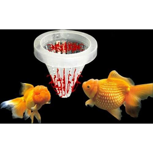 Hot Sale Funnel Shape Aquarium Tank Live Worm Bloodworm Cone Fish Feed Funnel Tool Basket Feeder