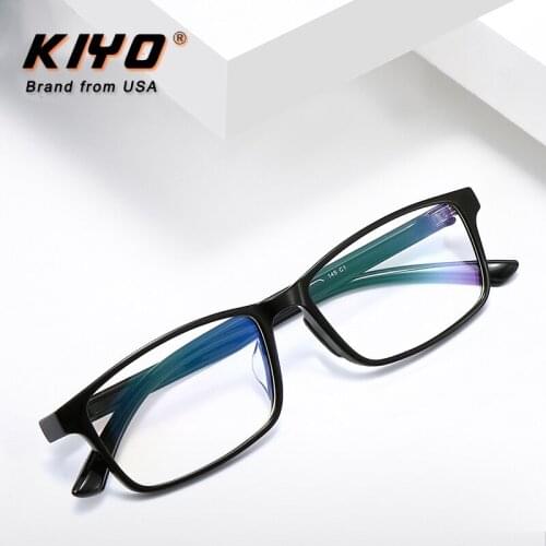 KIYO Brand 2020 New Women Men Fashion Optical Frame TR90 Eyeglasses Frames Square Spectacles Glasses High Quality Eyewear 8362