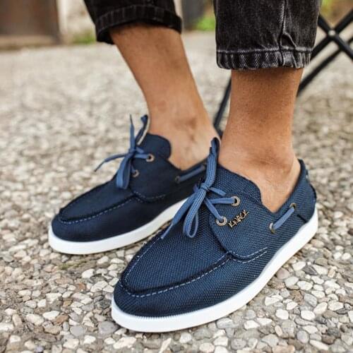 Knack Mevsimlik Keten Ayakkabı 008 Mavi Yeni Moda Türk Malı Tüm Kıyafetlere Uygun İndirimli Fiyatlar Hediyelik Özel