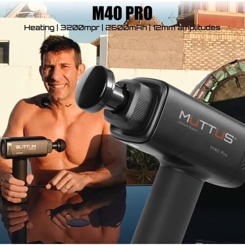 M40Pro Deep Tissue Percussion Massage Gun for Home and Gym Workout Muttus M40 pro