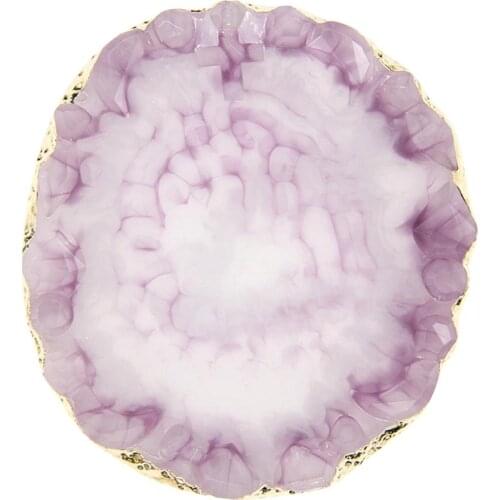 Resin Nail Art Color Palette Acrylic Ring Jewelry Holder Dish DIY Manicure Tool Color Palette Jewelry Holder Earring Tray Displa