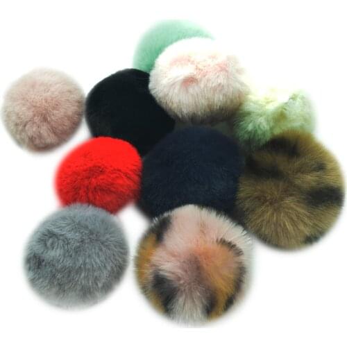 10 Pieces Assorted Color Pom Poms Fluffy Balls Embellishment Clothing Decoration for Jewelry Making DIY Necklace Earrings