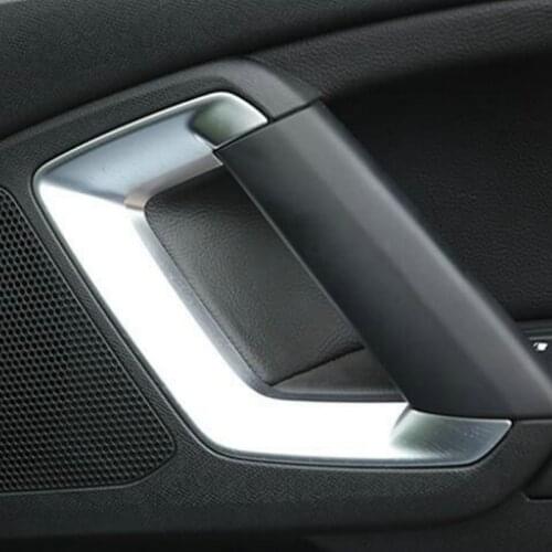 SBTMY Car Styling ABS interior door armrest decorative frame Cover For Peugeot 308 T9 2014 2015 2016 2017 Accessories