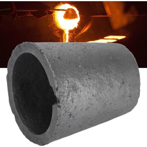 Silicon Carbide Graphite Crucibles for Carbide Furnace Coke Oven Electric Furnace Torch Melting Casting Refining Gold Silver 4Kg