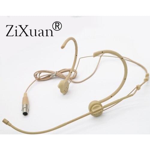 Collapsible Mini Headworn Headset Earhook Microphone For Shure QLXD1 SLX1 LX1 ULX1 PGX1 UC1 UR1M