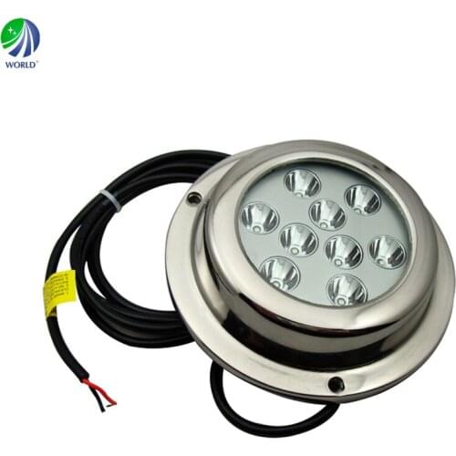 LED Boat Light,LED Marine Bulb,LED Yacht Lamp,Waterpoof,Underwater,27W,DC8-28V,White/Blue/Red/Green/Yellow