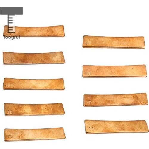 Tooyful Durable Brass Guitar Bass Radius Fingerboard Fret Press Caul Insert for Guitarist Luthier Tools Guitar Maintenance Kit