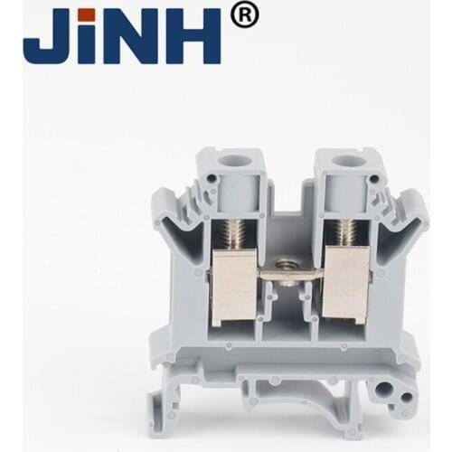 Din Rail Universal Screw Terminal Blocks 10N Electrical Wiring Cable Connectors Brass Terminal Block Accessories