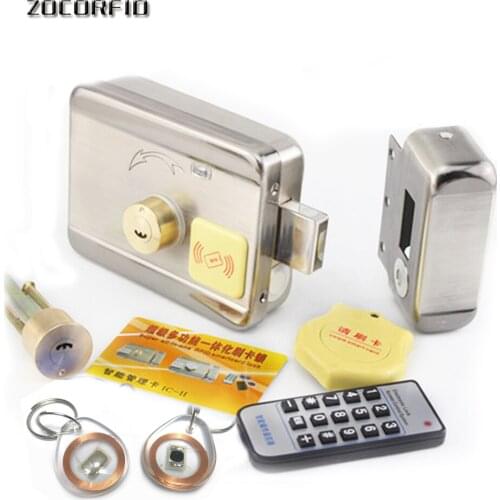 DIY Internal and external key (RFID) to open the door RFID Lock Access Control System +10pcs cards