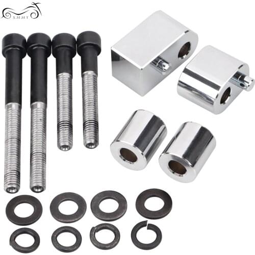Driver Floorboard 1" Spacer Extension For Harley Road Glide CVO Ultra FLTRUSE Electra Glide Police FLHTP Street Glide CVO FLHXSE