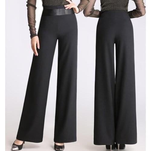 Lady Ballroom Dance Pants Competition Latin Dance Pants Women Dancing Pants Practice For Waltz/Tango/Jazz Pant in stock