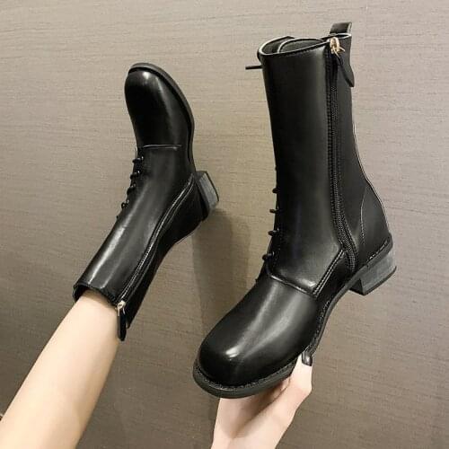 Womens boots, zipper boots, short boots, British style Martin boots, autumn new style short boots, womens tide short boots, X6