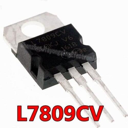 10PCS L7809CV TO220 L7809 TO-220 7809 LM7809 MC7809 stabilivolt voltage-regulator tube New original