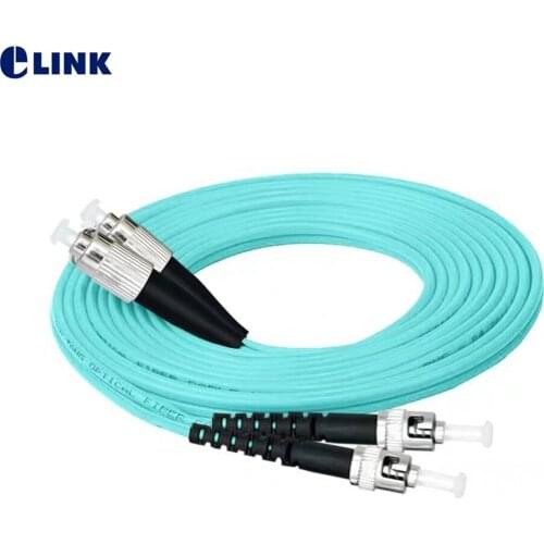 10pcs ST-FC fiber optic patch cord 1M 2M 3M 5M 7M 10M Duplex OM3 cable FC-ST optical fibre jumper 2.0mm 3.0mm DX free shipping