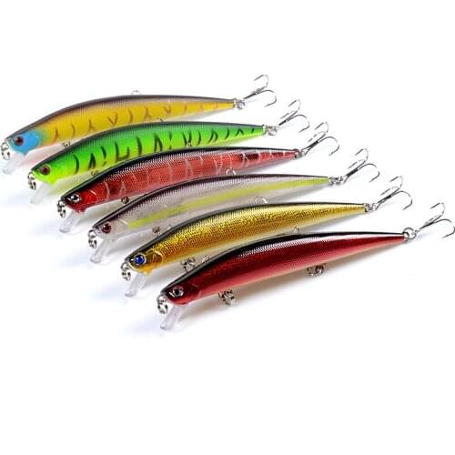 12.5cm/13.4g 6 colors pencil lure fishing bait fake bait simulation bait hot-selling plastic hard bait catfish trout carp bait