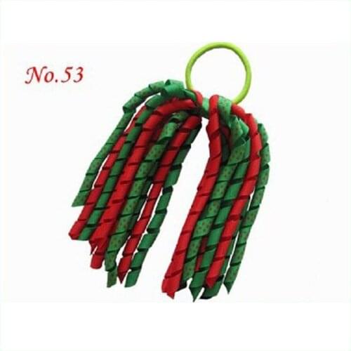 150 pcs korkerponytail holders streamer corker hair bows clip colorful hair bobbles elasticrope hair accessorieskids