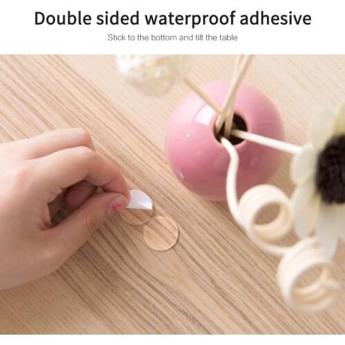 70pcs Super Strong Sticky Waterproof Clear Double-sided Tape Round Seamless No Trace Small Film Stickers Decorative Sticker