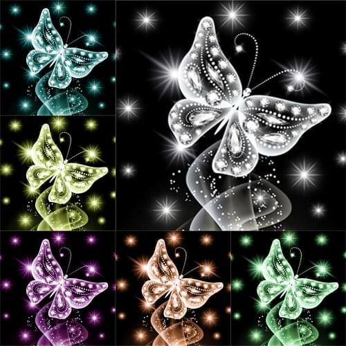 Diamond Art Painting Animal Butterfly Full Square/round Rhinestone 5d Diy Mosaic Home Decoration Wall Painting Cross Stitch Gift