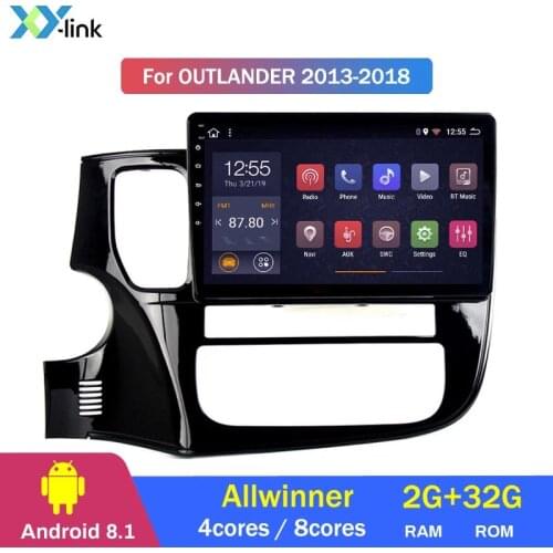 10.1 inch Android 8.1 car radio For Mitsubishi Outlander 2013-2018 Car DVD GPS Navigation Multimedia System accessories no 2 din