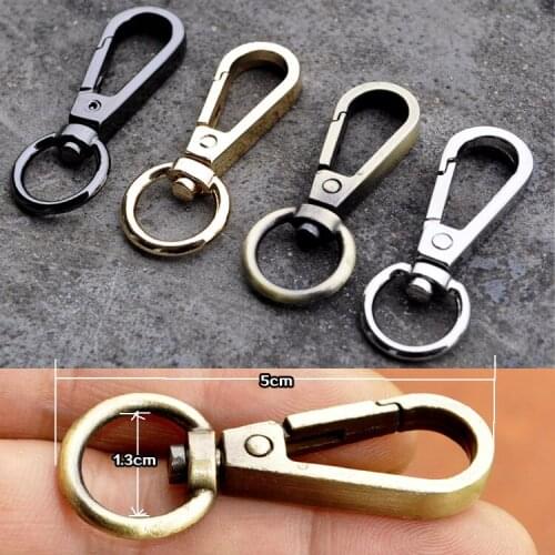Free Shipping Metal Swivel Clips 10pcs 13mm 4 Colors Trigger Style Snap Hooks DIY Repair Lady Bags Shoulder Belt Accessories