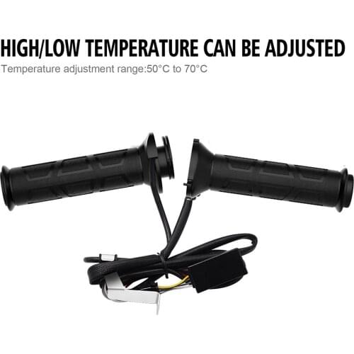 12V Motorcycle ATV Electric Heated Grips Warmer for 7/8 inch Handlebar Motorcycle Hander Modified Handlebar Grips