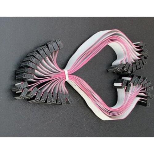 One lot 10pcs led display data cable 16p short cable for led modules indoor outdoor 50cm flat cable for led panels 16P cable