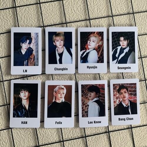 KPOP Stray Kids Hyunjin Bangchan IN Han Seungmin Changbin Lee Know Felix Card Postcard LOMO Card Small Little Cards Wholesale