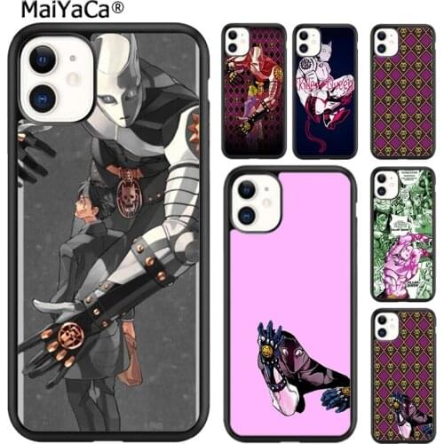 MaiYaCa Anime JoJo Killer Queen Phone Case Cover For iPhone 5 SE 6 6s 7 8 plus X XR XS 11 12 pro max Samsung Galaxy S8 S9 S10