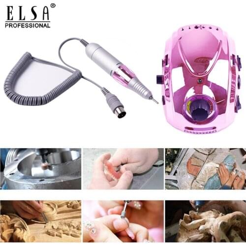 65W 35000RPM Newest Electric Nail File with Cutter Nail Art Drill Nail Polishing Drill manicure Machine For Nail Art Tools Kit