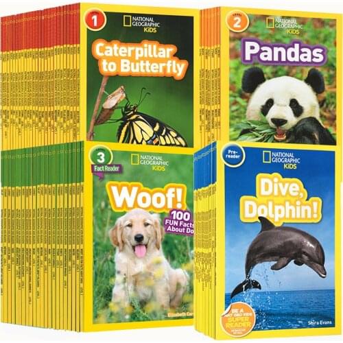 National Geographic Kids Readers Pre K - Level 3 Reading Independently English Books School 1st Grade Learning Education
