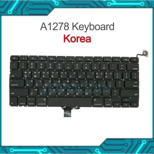 New Korea Keyboard For Macbook Pro 13" A1278 Korean Keyboard 2009-2012 Years