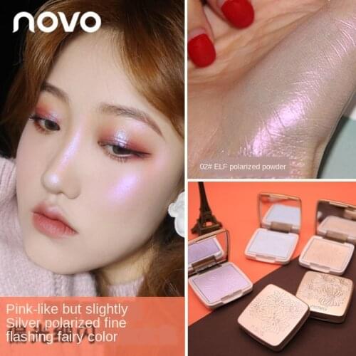 NOVO Contour Palette Bronze Highlighter Palette Glitter Pearlescent Blush Palette Makeup Face Palette Makeup Highlighter