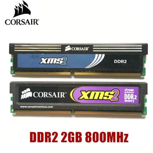 CORSAIR 2GB 4GB DDR2 PC2 6400 800Mhz 800 Mhz PC Memory RAM Memoria Module Computer Desktop RAM