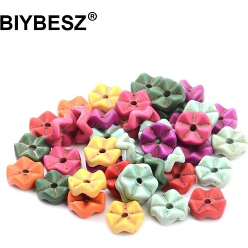 Wholesale Colorful Wave Shape Turquoise Beads 8/10mm Bulk Spacer Beads DIY Seed Beads for Jewelry Making