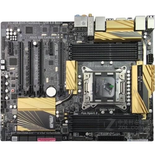 Original motherboard for for ASUS X79-DELUXE LGA 2011 DDR3 I3 I5 I7 64GB USB3.0 X79 desktop motherboard