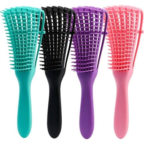 Octopus Comb Multi-functional hairstyle smooth spareribs fluffy massage comb wide tooth comb barber tools barber accessories