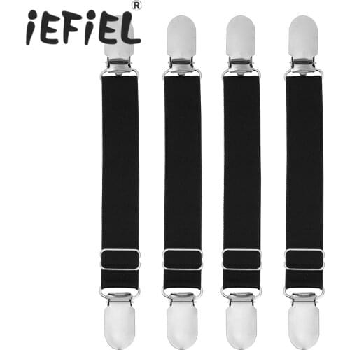 Women Mens Adult Unisex Elastic Garter Belt Shirt Stays Holder Socks Fastener Suspender Outfit Dance Performance Sock Garters